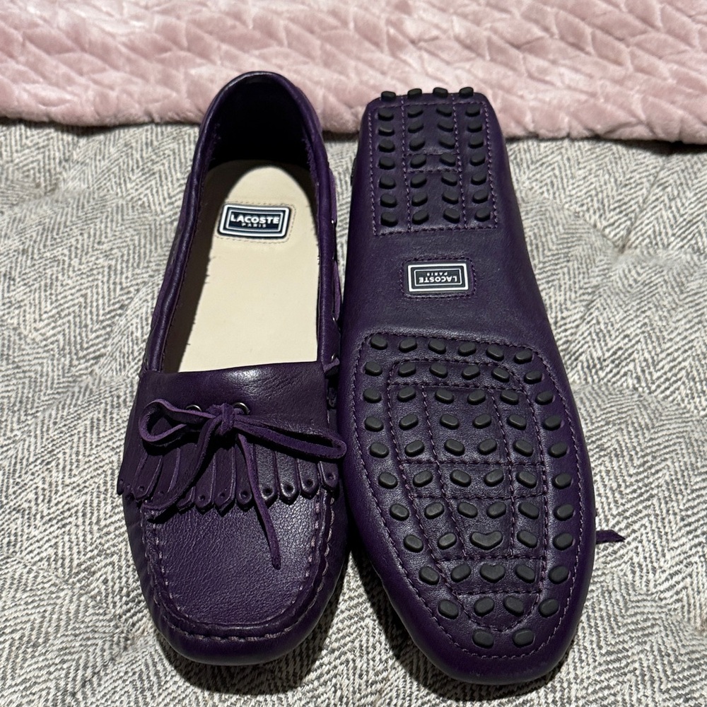 Lacoste Deep Purple Moccasins